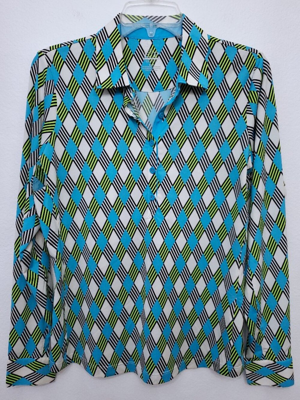 EP Pro Tour Tech Golf Tennis Pickleball Athletic Collared UPF 50+ Top Medium